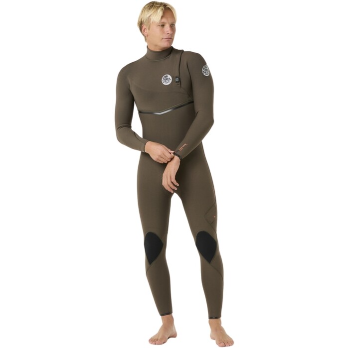 2024 Rip Curl Mens Flashbomb 3/2mm Zip Free Wetsuit 14OMFS - Deep Rock